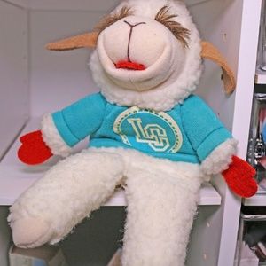 Vintage 1993 Lamp Chop Hand Puppet Plush 90's Toy